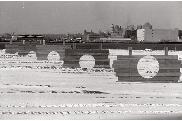 炮台公园垃圾填埋场 (Battery Park Landfill)，玛丽·米斯作品（1973 年）